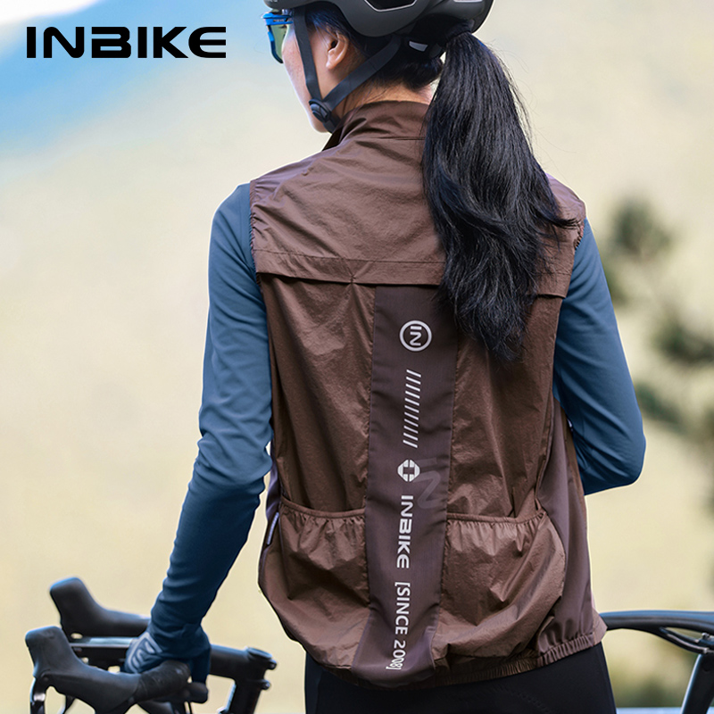 Running Gear Rain - INBIKE Gilet da ciclismo da donna
