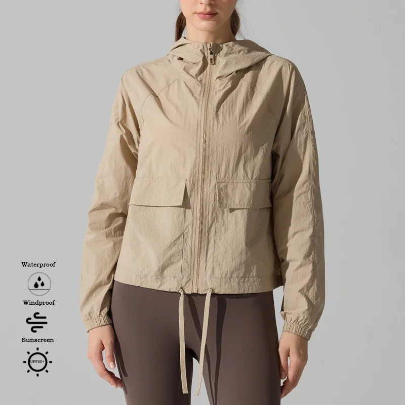 Running Gear Rain - VITALINOVO Giacca antipioggia leggera da donna