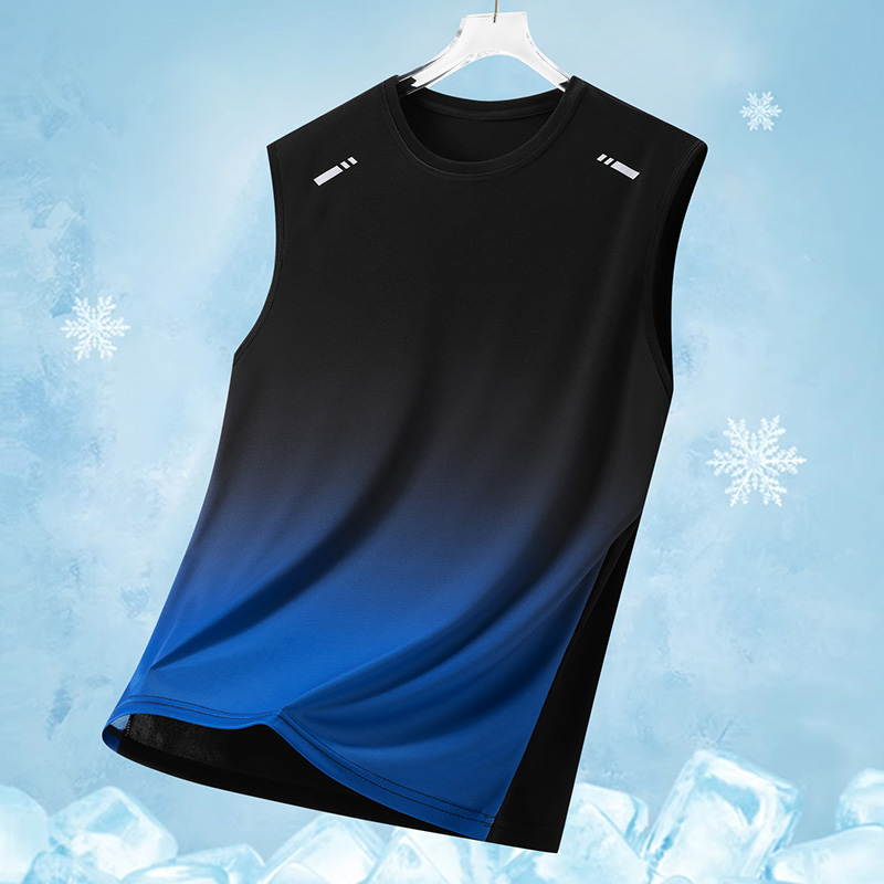 Running Gear Youth - Canotta Sportiva Uomo Sfumata Leggera Senza
